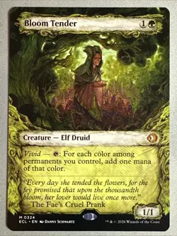 MTG / Bloom Tender / ECL / #324 / Regular (Showcase) / Mythic / NM - Image 1