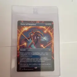 Magic: The Gathering Force of Negation Borderless Rare Double Masters 2022 #346 - Image 1