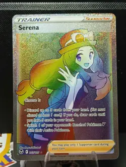 Pokemon TCG Serena (Secret) Rainbow Full Art 207/195 - SWSH12: Silver Tempest - Image 1