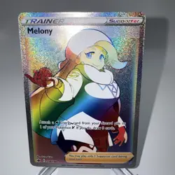 Pokemon TCG Melony (Secret) Rainbow 218/198 Sword & Shield Chilling Reign - NM - Image 1