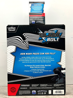 Pokemon Black Bolt Binder Collection + Booster Bundle SET OF 2 NEW SEALED BOXES - Image 2