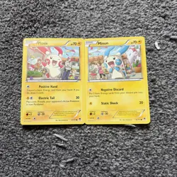 Pokemon TCG Plusle Furious Fists Duo Bundle 31/111 Minun 32/111 - Image 1