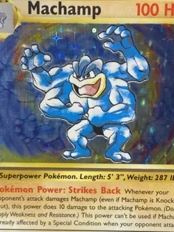 Pokemon TCG Machamp 15/110 Legendary Collection Holo Rare Vintage 2002 - Image 2