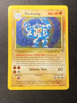 Pokemon TCG Machamp 15/110 Legendary Collection Holo Rare Vintage 2002 - Image 5