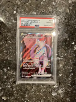 2025 Pokemon DRI EN Rockets Mewtwo EX Ultra Rare Psa 10 - Image 4