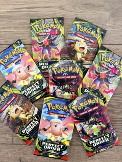 Pokemon Mega Evolution Perfect Order Booster Packs X8 ****Brand New**** - Image 1