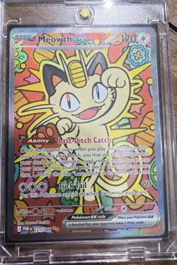 Pokemon Meowth ex - ME03 Perfect Order ME03 Special Illustration Rare 121/088 NM - Image 1