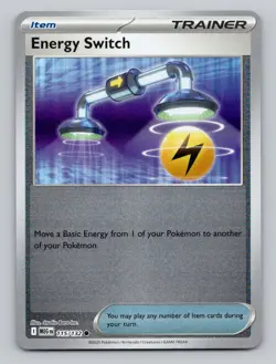 Reverse Holo Energy Switch 115/132 Common Mega Evolution Pokemon - Image 1