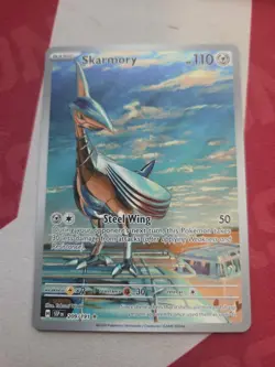 Pokemon TCG Skarmory 209/191 Illustration Rare Surging Sparks - Image 1