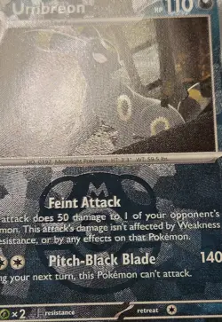 Pokemon Umbreon TCG Prismatic Evolutions Master Ball Reverse Holo 059/131 - Image 3