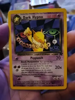 Dark Hypno Unlimited Rare Team Rocket 26/82 MP Pokemon - Image 1