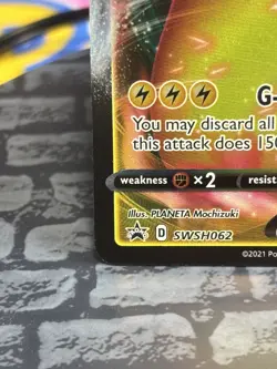 Pokemon TCG Pikachu V Max Swsh062 Celebrations NM - Image 4