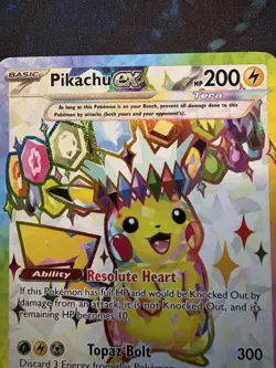 Pikachu ex 219/191 Surging Sparks Holo Pokemon TCG NM - Image 3