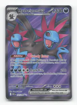 Pokemon TCG - Hydreigon ex 161/086 Near Mint Ultra Rare White Flare - Image 1
