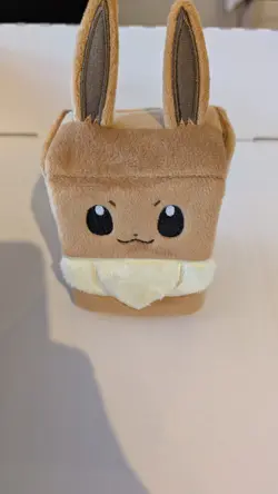 Pokemon Prismatic Evolution Eevee Plush Deck Box Unused - Image 1