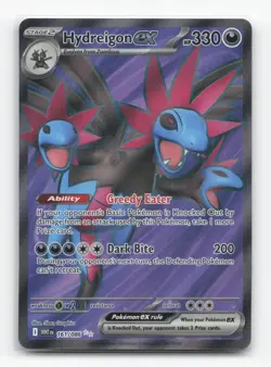 Pokemon TCG - Hydreigon ex 161/086 Near Mint Ultra Rare White Flare - Image 1