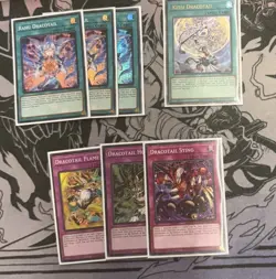 Yu-Gi-Oh! Dracotail Branded Deck Core Fallen + FALLEN OF THE WHITE DRAGON 2x - Image 2