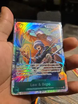 One Piece TCG Law & Bepo ST24-004 Super Rare Green Starter Deck. NM. - Image 4