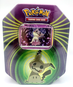 MIMIKYU Pokemon TCG 2021 Tin FACTORY SEALED 3 Booster Packs Promo Foil Card NEW - Image 1