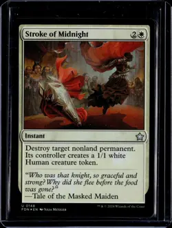 Stroke Of Midnight - 148 - Foil - FDN - NM - MTG Magic the Gathering - Image 1
