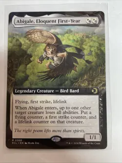 Abigale, Eloquent First-Year Extended Art Lorwyn Eclipsed #368 Rare - Image 1