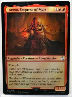 Iraxxa, Empress of Mars, Doctor Who, Magic the Gathering, MTG, FOIL (0089) - Image 1