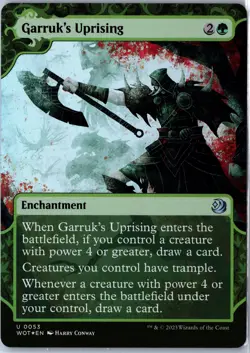 Wilds of Eldraine: Enchanting Tales #53 Garruk's Uprising Extended Art - Foil - Image 1