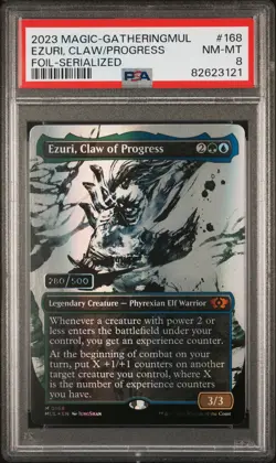 Ezuri, Claw of Progress Foil Serialized PSA 8 MTG #168 - Image 1