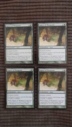 Magic: the Gathering / MtG Aspect of Mongoose x4 Time Spiral - Image 1