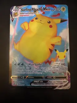 Surfing Pikachu VMAX - Celebrations 009/025 Pokemon (A) - Image 1