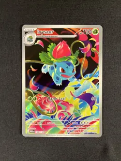 Ivysaur 134/132 Illustration Rare – Mega Evolution (ME01) Holo Pokemon Card NM - Image 1