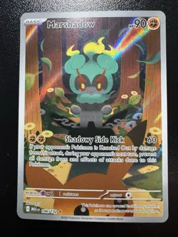 Pokemon Marshadow 146/132 Me01: Mega Evolution Rare Holo Basic 90HP 2025 - Image 1