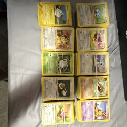 Vintage Pokemon Bulk Lot of 100 Cards per stack - Image 1