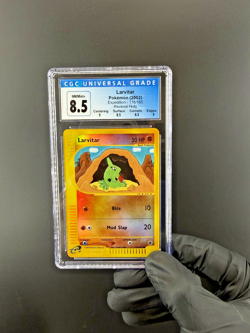 Pokemon Larvitar 116/165 Expedition Reverse Holo CGC 8.5 NM/M+ - Image 1