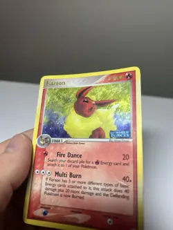 Pokemon TCG Flareon 5/115 EX Unseen Forces Reverse Holo Stamped 2005 HP-dmg - Image 4