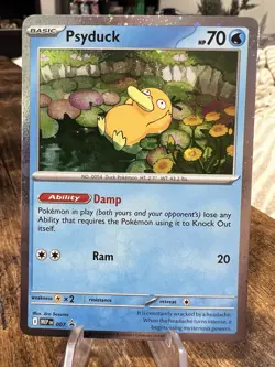 Pokemon TCG Psyduck MEP 007 Mega Evolution Blister Promo - Image 1