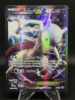 2016 Pokemon XY Black Star Mewtwo EX Promo Super Premium Collection #XY125 NM - Image 1
