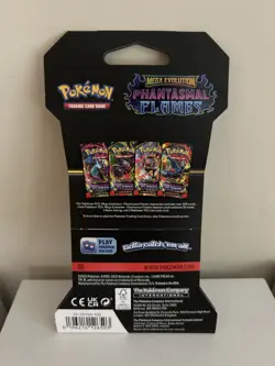 Pokemon Mega Evolution Phantasmal Flames Booster Packs Cover is Correct - Image 2