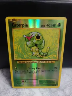 Caterpie 3/108 XY Evolutions Reverse Holo Pokemon TCG Card LP - Image 1