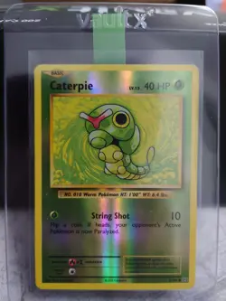Caterpie 3/108 XY Evolutions Reverse Holo Pokemon TCG Card LP - Image 3