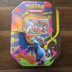 Pokemon Mega Charizard Ex Tin SEALED - Image 1