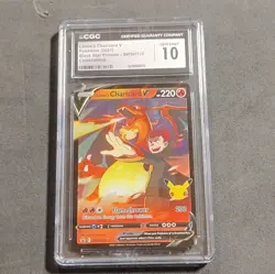 Lance's Charizard V CGC 10 SWSH133 Pokemon TCG 2021 Black Star Promo - Image 1