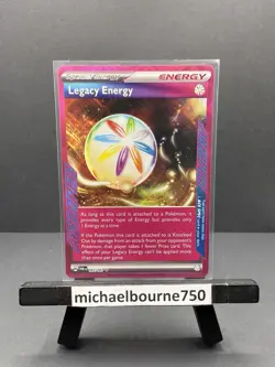 Pokemon TCG Legacy Energy Scarlet & Violet-Twilight Masquerade 167/167 Holo Ace - Image 1