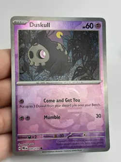 Pokemon Card Duskull Prismatic Evolutions Master Ball 035/131 (A1) - Image 3