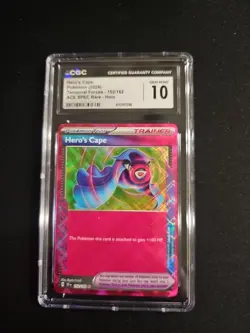 Hero’s Cape #152 ACE SPEC CGC 10 Gem Mint Temporal Forces Pokemon Card Slab - Image 1