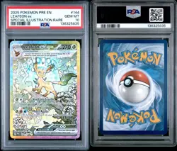 POKEMON PSA 10 LEAFEON EX PRISMATIC EVOLUTIONS 144/131 SIR - Image 3