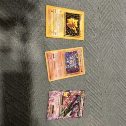 🔥Lot Of 3 Vintage & Modern Pokemon Card Lot (comes In Sleeves & Toploaders) 🔥 - Image 1