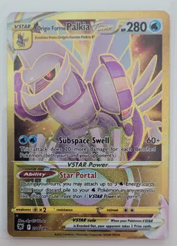 Origin Forme Palkia Vstar 208/195 Secret Ultra Rare Astral Radiance Pokemon Card - Image 1