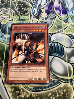 ARMED SAMURAI - BEN KAI BLUE RARE SPANISH DL14-EN003 SP003 LIGHT PLAY YUGIOH - Image 1