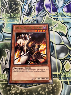 ARMED SAMURAI - BEN KAI GREEN RARE SPANISH DL14-EN003 SP003 LIGHT PLAY YUGIOH - Image 1